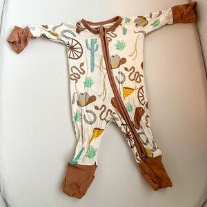 Little Sleepies Ready to Rodeo Preemie Zippy